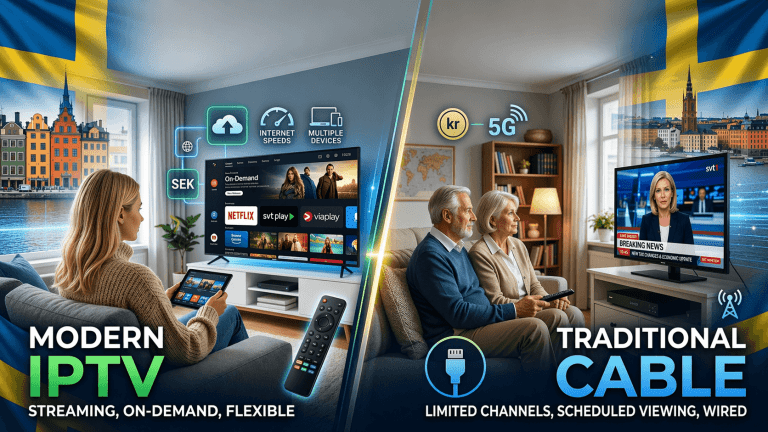 IPTV vs traditionell kabel TV