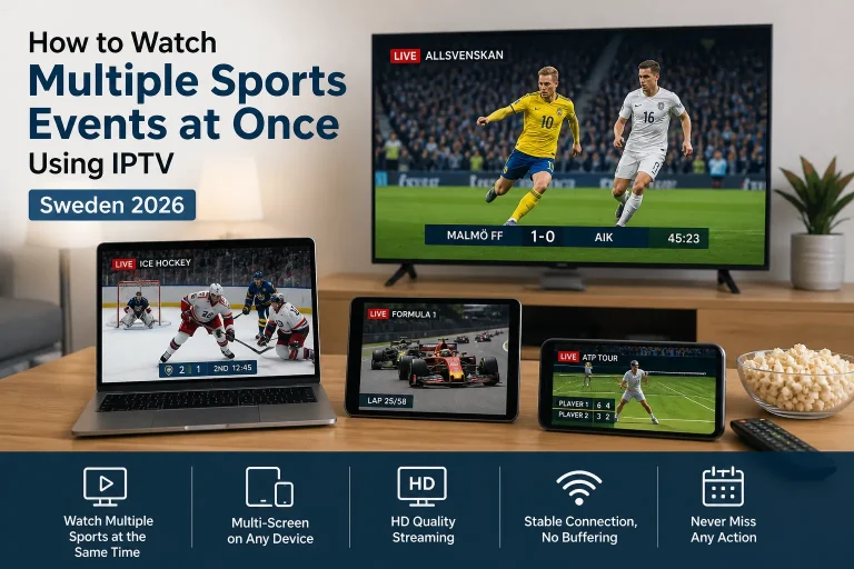 Titta på IPTV Sport Live i Sverige