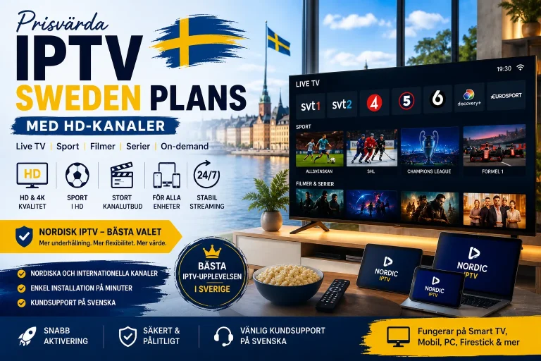 Prisvärda IPTV Sweden Plans