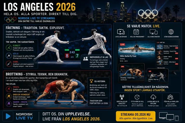 Fencing & Wrestling Live Streaming