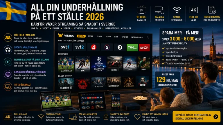 Streaming Sverige