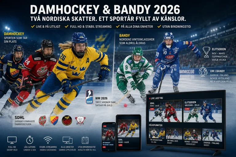 Damhockey & Bandy Live Streaming